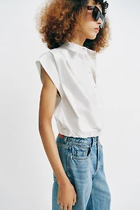 CHEMISE COURTE À CARREAUX VICHY