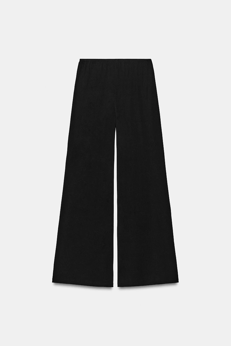 COTTON STRAIGHT LEG PANTS