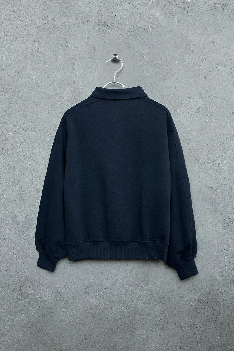 STORIESZ - ZIP SWEATSHIRT POLO
