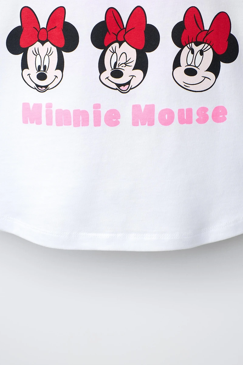 T-SHIRT NŒUDS POINTS CROCHET MINNIE MOUSE © DISNEY