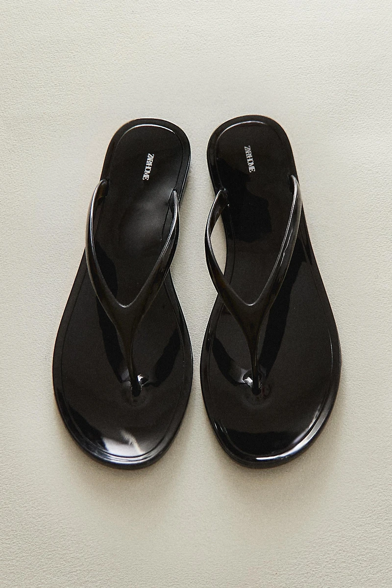FLAT JELLY SANDALS