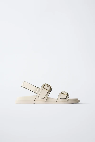 BUCKLED SANDALS