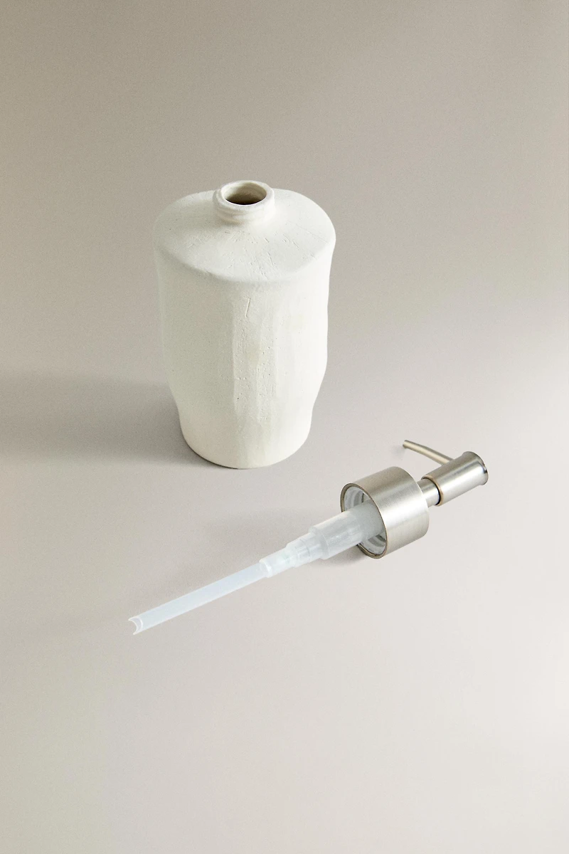 DISTRIBUTEUR SAVON CÉRAMIQUE MATE