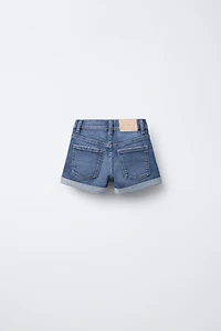BERMUDA EN JEAN EXTENSIBLE