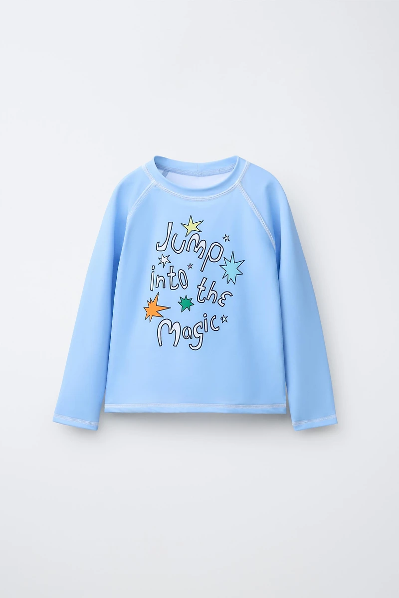 1-6 YEARS/ PRINTED CIRCUS RASH GUARD
