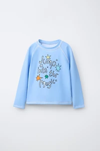 1-6 YEARS/ PRINTED CIRCUS RASH GUARD