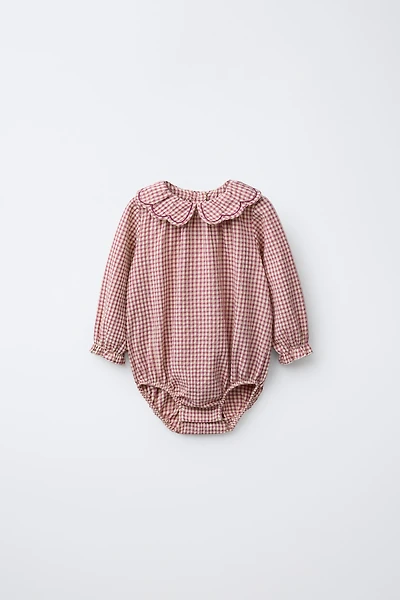 GINGHAM ROMPER