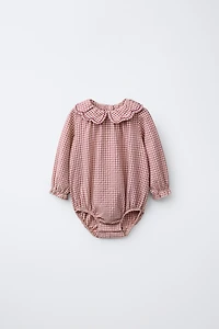GINGHAM ROMPER