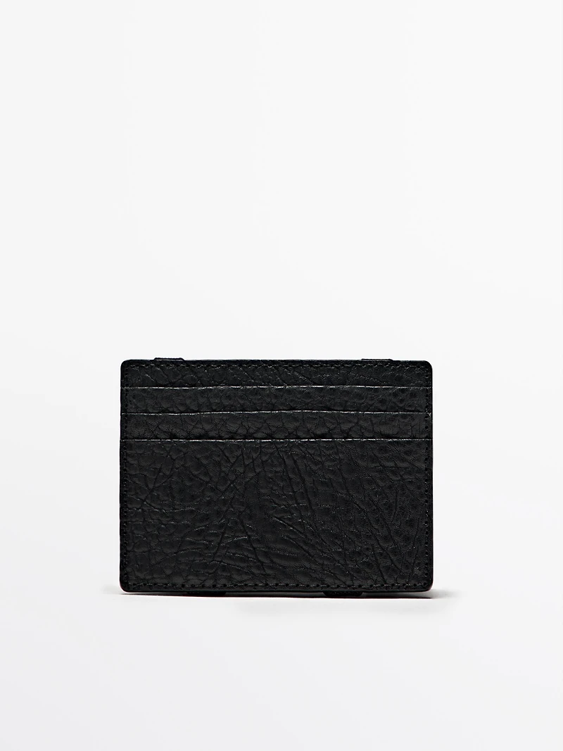 Nappa leather "magic" wallet