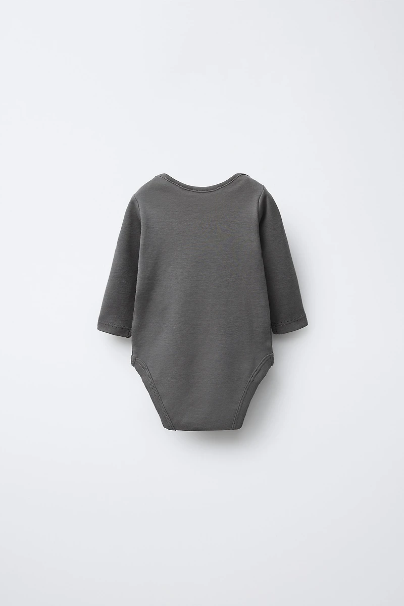 THREE-PACK OF SANTA, REINDEER, AND SNOWMAN BODYSUITS