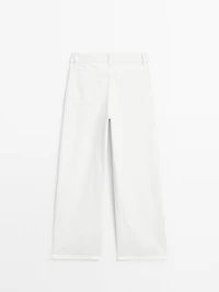 Jean barrel fit taille haute