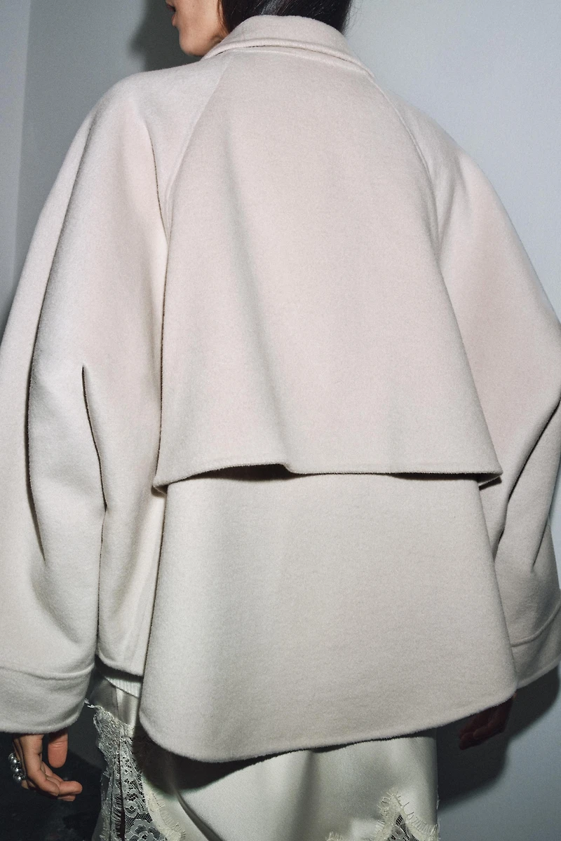 ZW COLLECTION WOOL JACKET WITH ZIP