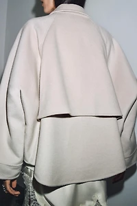 ZW COLLECTION WOOL JACKET WITH ZIP