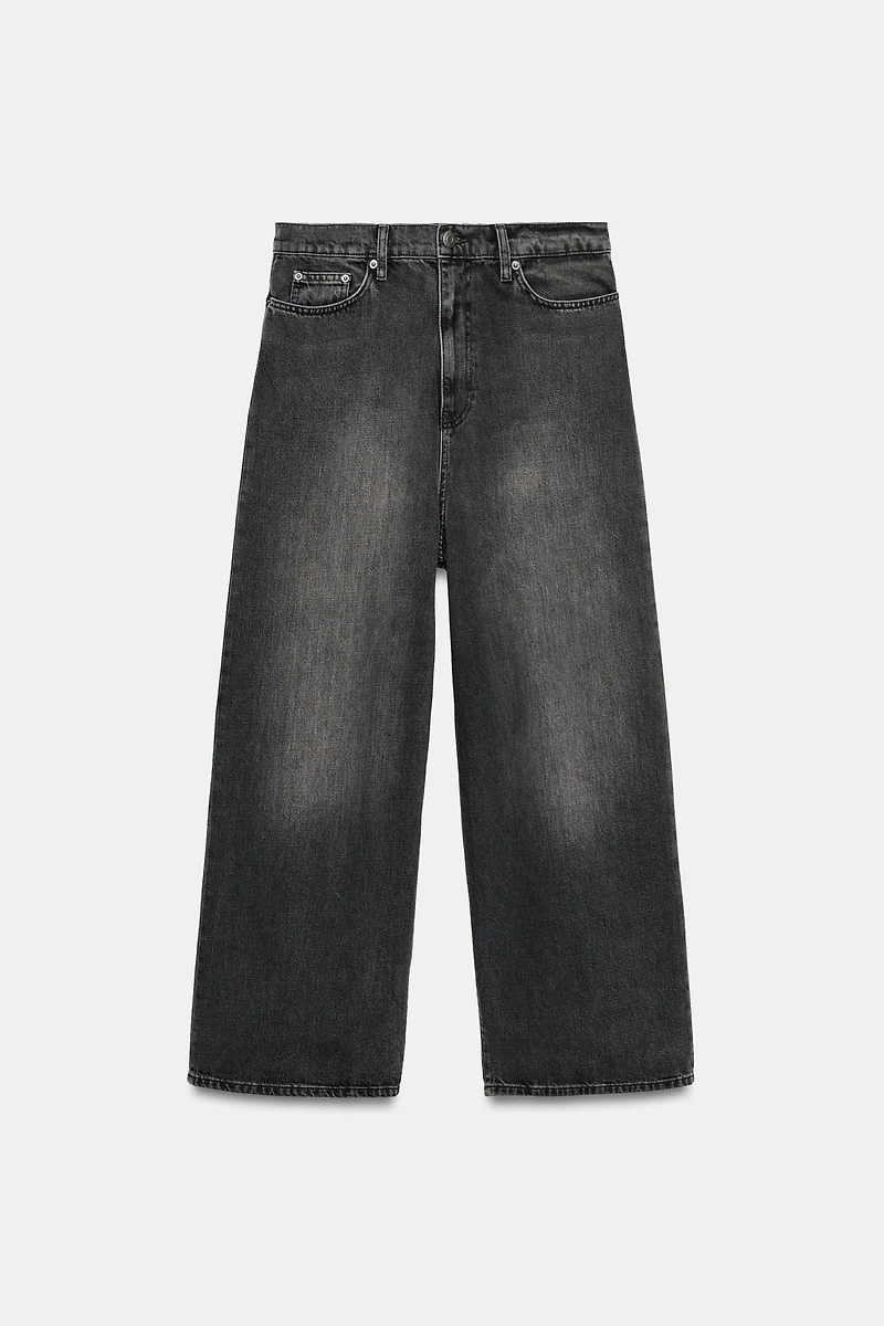 ZW COLLECTION BAGGY LOW-RISE JEANS