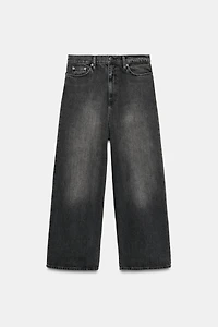 ZW COLLECTION BAGGY LOW-RISE JEANS