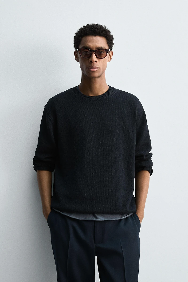 COTTON-HEMP SWEATER