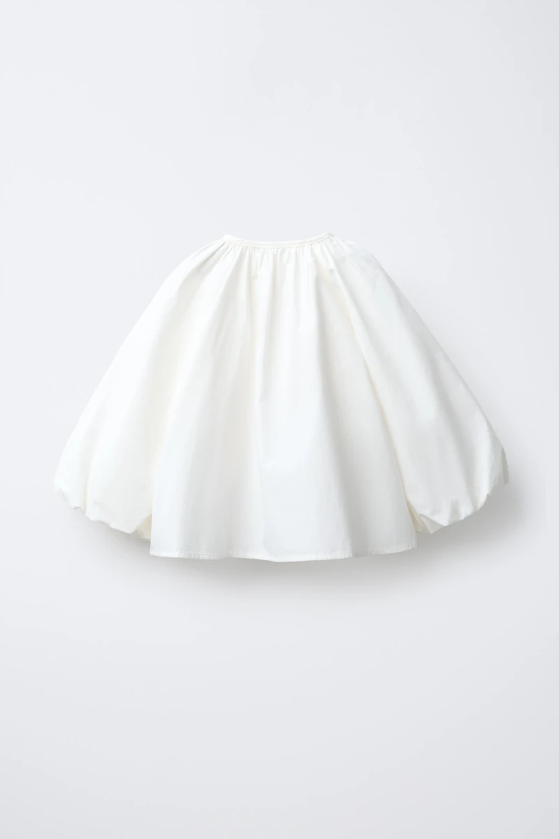 3D FLORAL POPLIN SHIRT