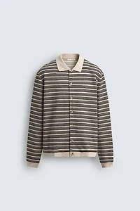 VESTE STRUCTURÉE À RAYURES