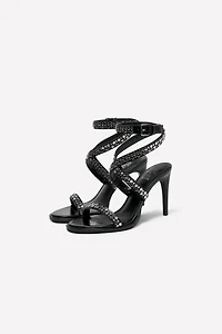 HEELED LEATHER SANDALS LUDOVIC DE SAINT SERNIN x ZARA