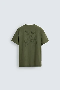 RELAXED FIT MERMAID PRINT T-SHIRT