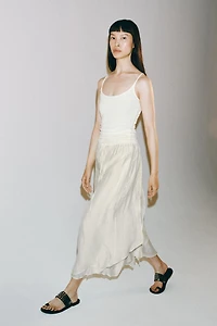 ZW COLLECTION FLOWY MIDI SKIRT
