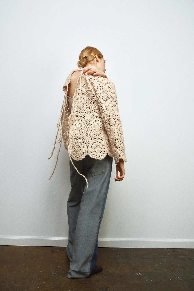 CROCHET KNIT JUMPER