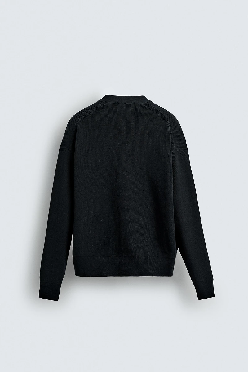 REGULAR FIT COTTON CARDIGAN