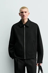 ORIGINS WOOL ZIPPERED JACKET