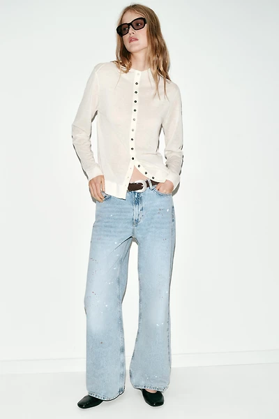 JEAN Z1975 LOOSE TAILLE NORMALE EFFET PEINTURE