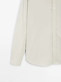 Regular-fit 100% cotton shirt