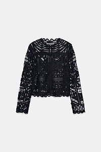 ZW COLLECTION CROCHET BLOUSE