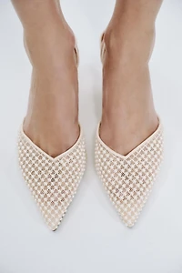 PEARL SLINGBACK SHOES