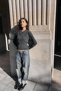 PULL BIMATIÈRE AVEC GILET