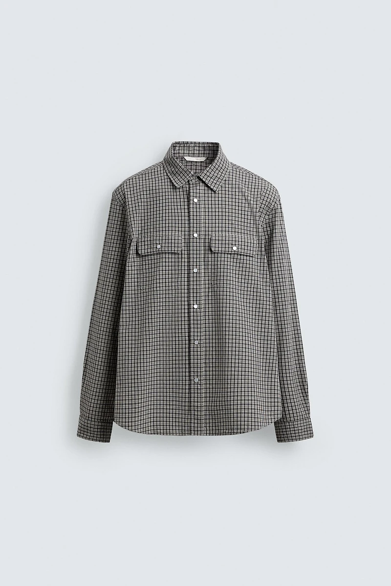 PLAID SHIRT WITH POCKETS