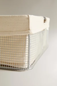 METAL LAUNDRY BASKET