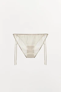 CULOTTE 100% SOIE À NŒUDS