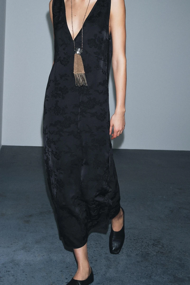 ZW COLLECTION LIMITED EDITION JACQUARD MIDI DRESS