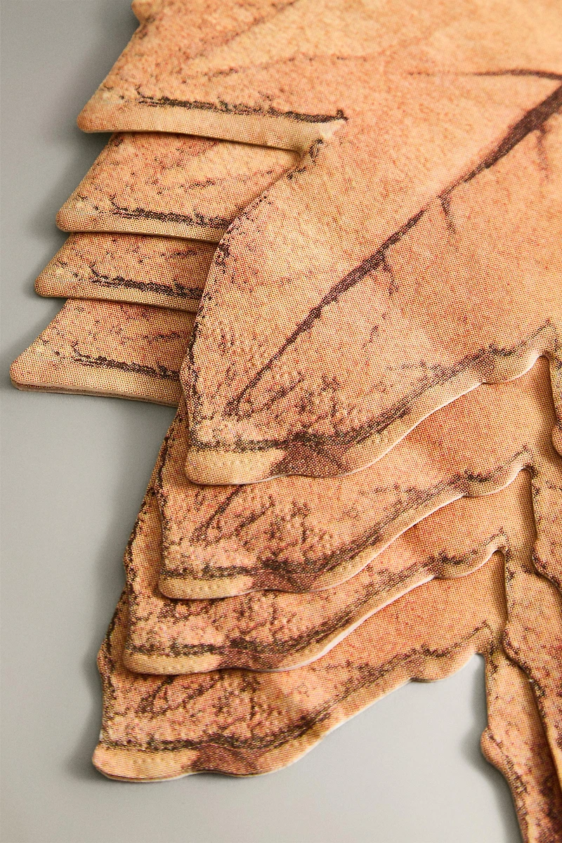 SET OF LEAF PAPER NAPKINS (SET OF 20)