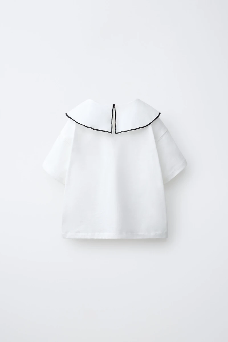 SCARF BOW T-SHIRT