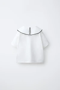 SCARF BOW T-SHIRT