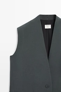 V-neck vest total look - STUDIO