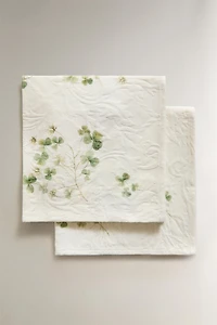 PACK JACQUARD CLOVER PRINT NAPKINS (PACK OF 2)