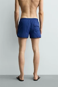 CONTRAST SHORT SWIMSUIT