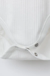 6 MONTHS-3 YEARS/ THREE-PACK OF LONG SLEEVE BODYSUITS