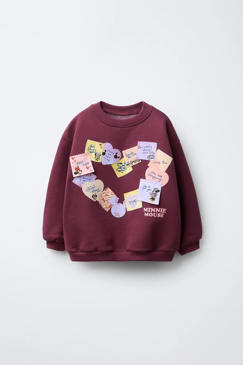MINNIE MOUSE AND FRIENDS © DISNEY PATCH SWEATSHIRT