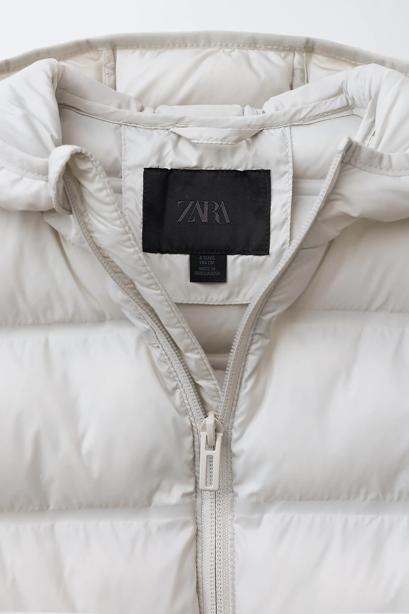 VESTE MATELASSÉE ULTRALÉGÈRE À CAPUCHE
