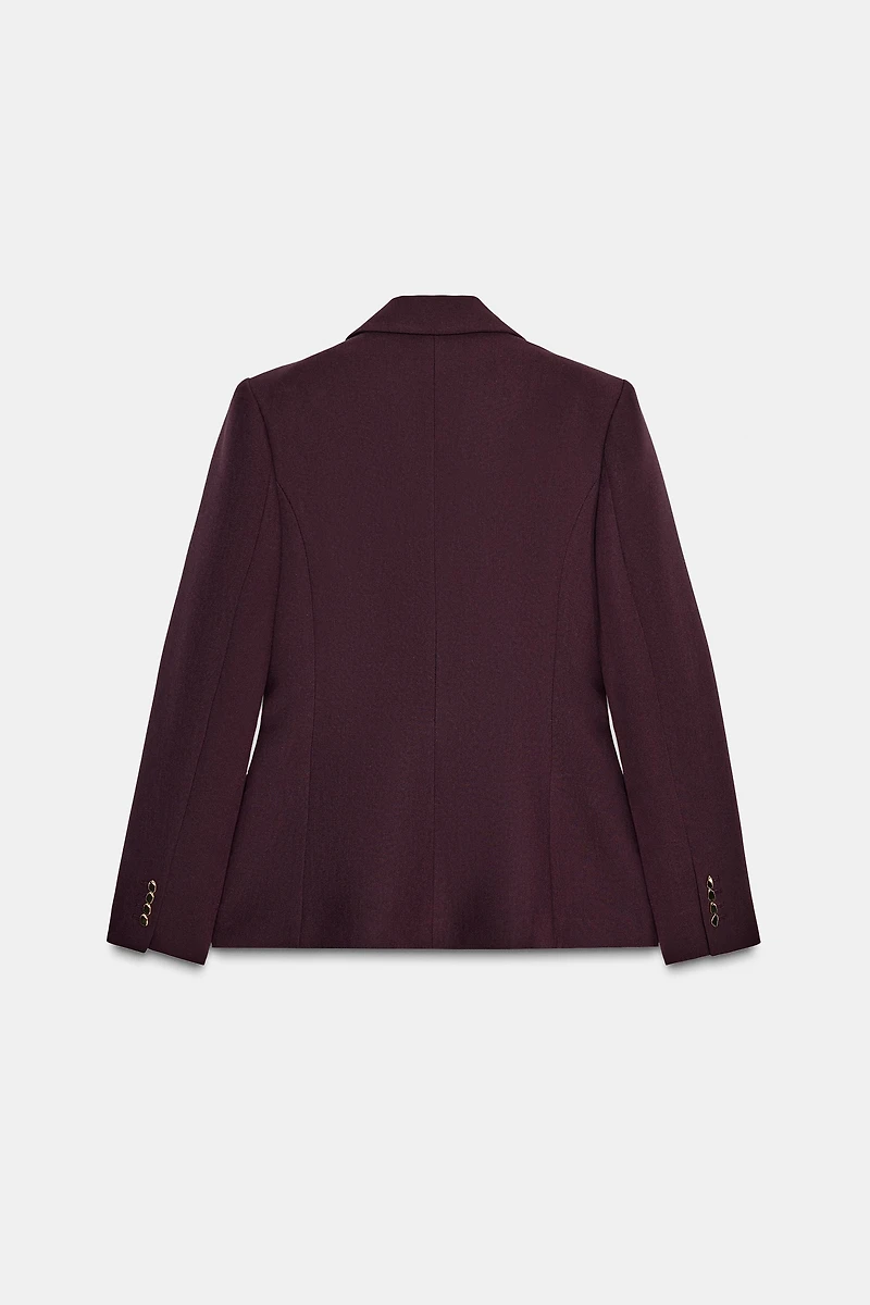 TAILORED BLAZER WITH SHOULDER PADS
