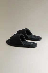 OPEN TERRYCLOTH BATHROOM SLIPPERS