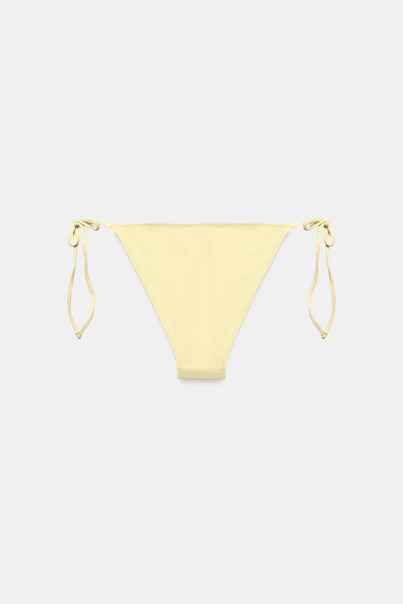 SIDE-TIE BIKINI BOTTOMS WITH RING DETAIL