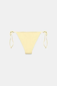 SIDE-TIE BIKINI BOTTOMS WITH RING DETAIL
